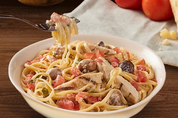 Linguine Chicken Tetrazzini