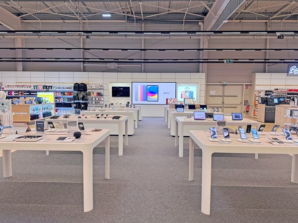 Vue d'ensemble de l'AppleShop du magasin Boulanger Toulon - La Garde