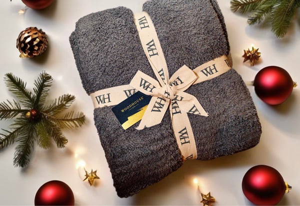 Gift with gift cards cozy blanket luxury spa