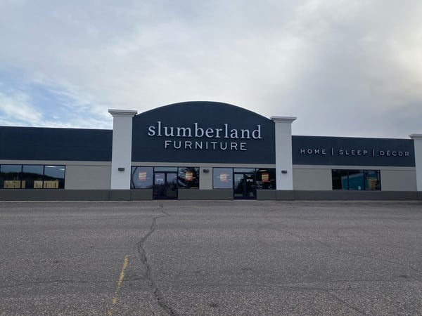 Eveleth Slumberland Furniture storefront