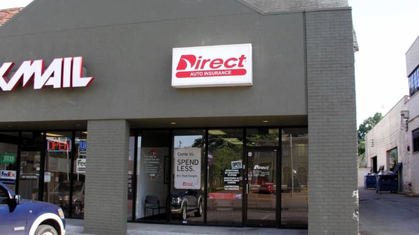 Direct Auto Insurance storefront located at  1517 Union Avenue, Memphis