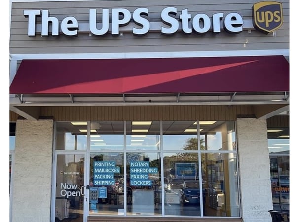 Storefront of The UPS Store in Pasadena, MD