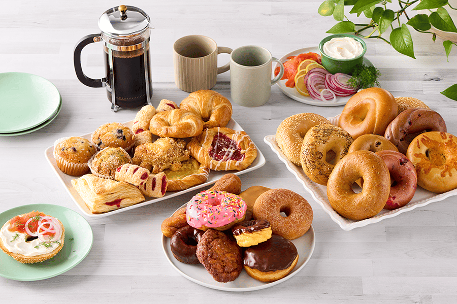 easter brunch donuts and pastries