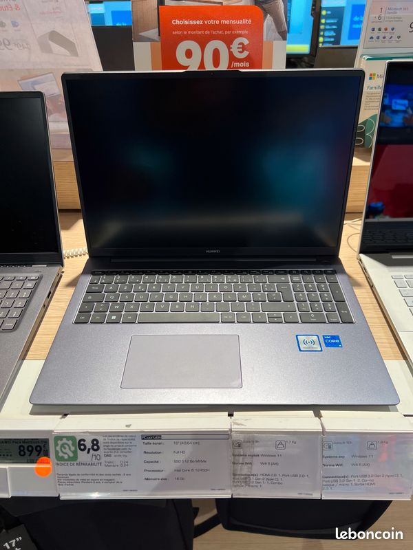 Portable HUAWEI Pack Matebook D16 + souris garantie 2 ans