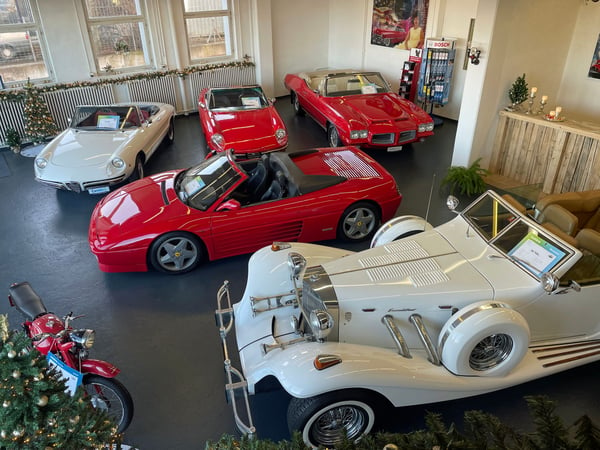 Showroom Oldtimer-Werkstatt Romanshorn