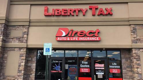 Direct Auto Insurance storefront located at  5400 Clinton Highway, Knoxville