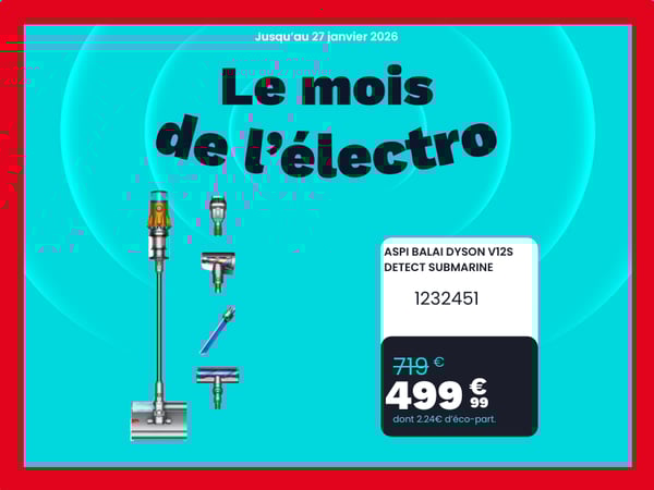 Aspirateur balai DYSON V12s Detect Submarine