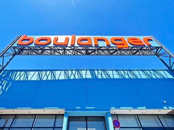 Enseigne du magasin Boulanger Ollioules