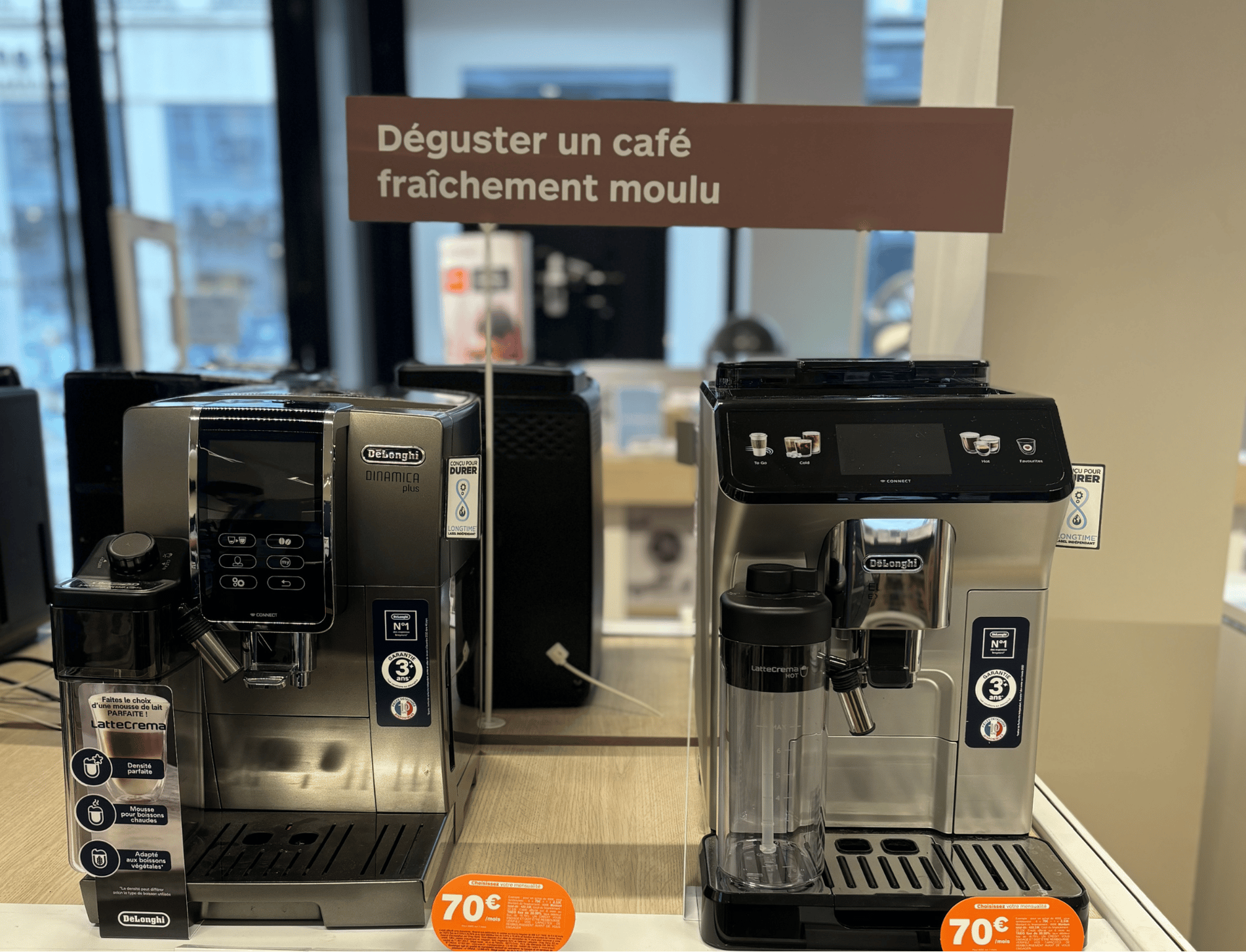 Machine à café Delonghi, Boulanger Lille