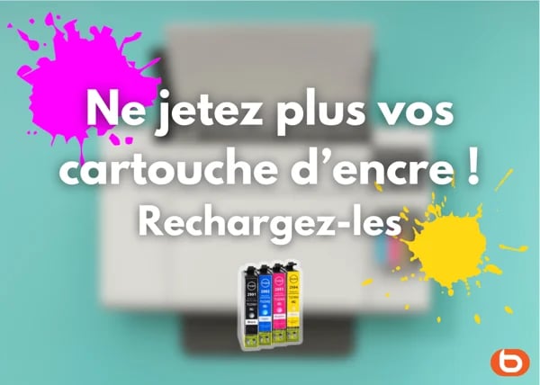 Vos cartouches d'encre sont vides ? Ne les jetez plus et venez les recharger dans votre magasin Boulanger Faches-Thumesnil !