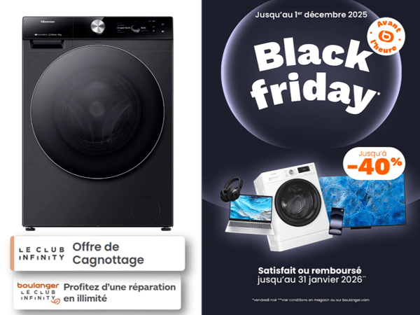 Catalogue Lave Linge Black Friday Boulanger La Rochelle Angoulins