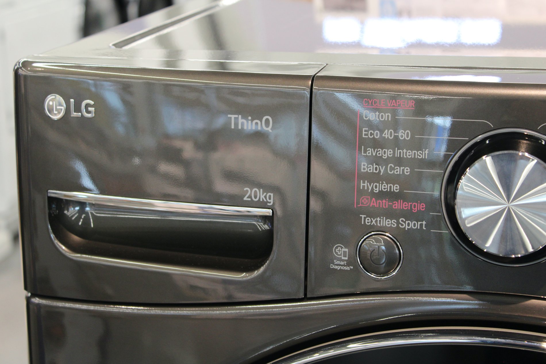 lave linge lg 20 kg