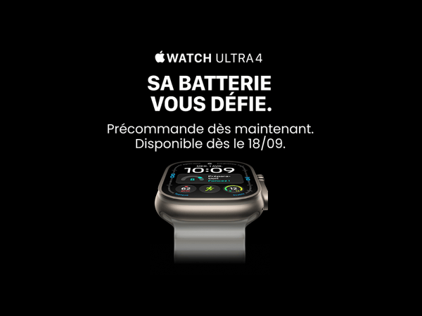 Précommandez l'Apple Watch Ultra 4 chez votre Boulanger Toulon - La Garde