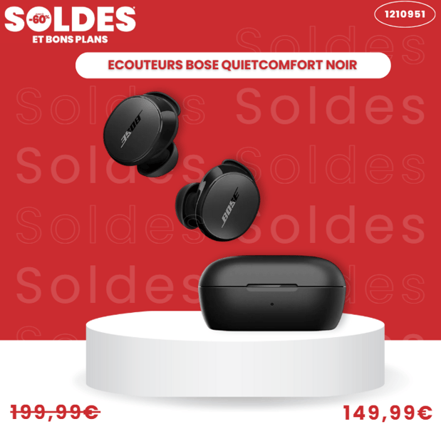 Ecouteurs BOSE QuietComfort Noir