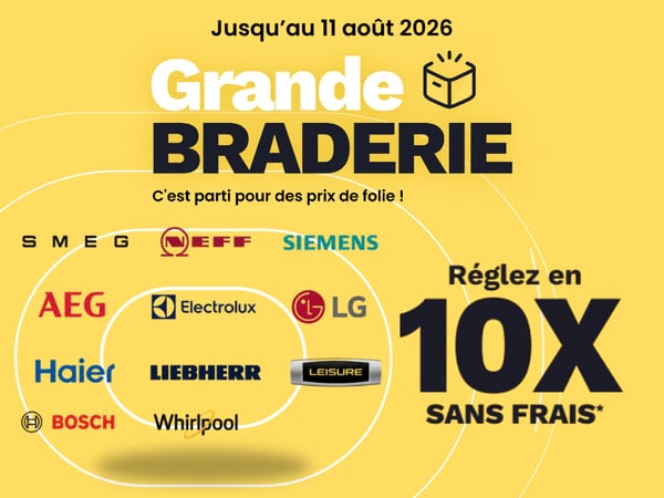 Proftez d'un 10X sans frais sur une large sélection de marques & de produits*