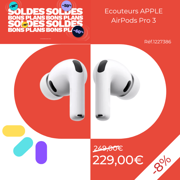 Ecouteurs APPLE AirPods Pro 3