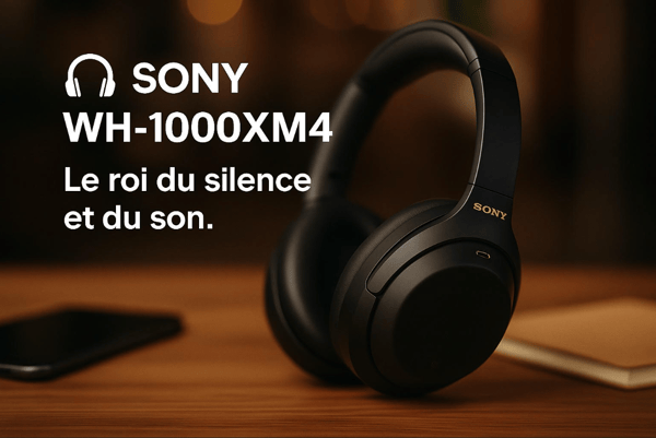 Venez découvrir et tester le Casque SONY WH-1000XM4 Noir  dans votre magasin Boulanger d'Echirolles, l’ excellence du son sans fil à portée d’oreille.