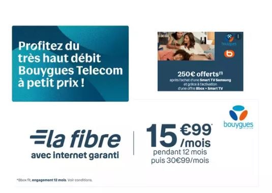 La Fibre Bouygues Telecom disponible chez Boulanger Vesoul!