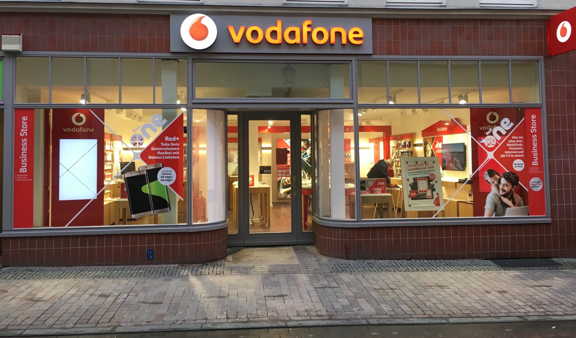 Vodafone-Shop in Wismar, Hegede 23