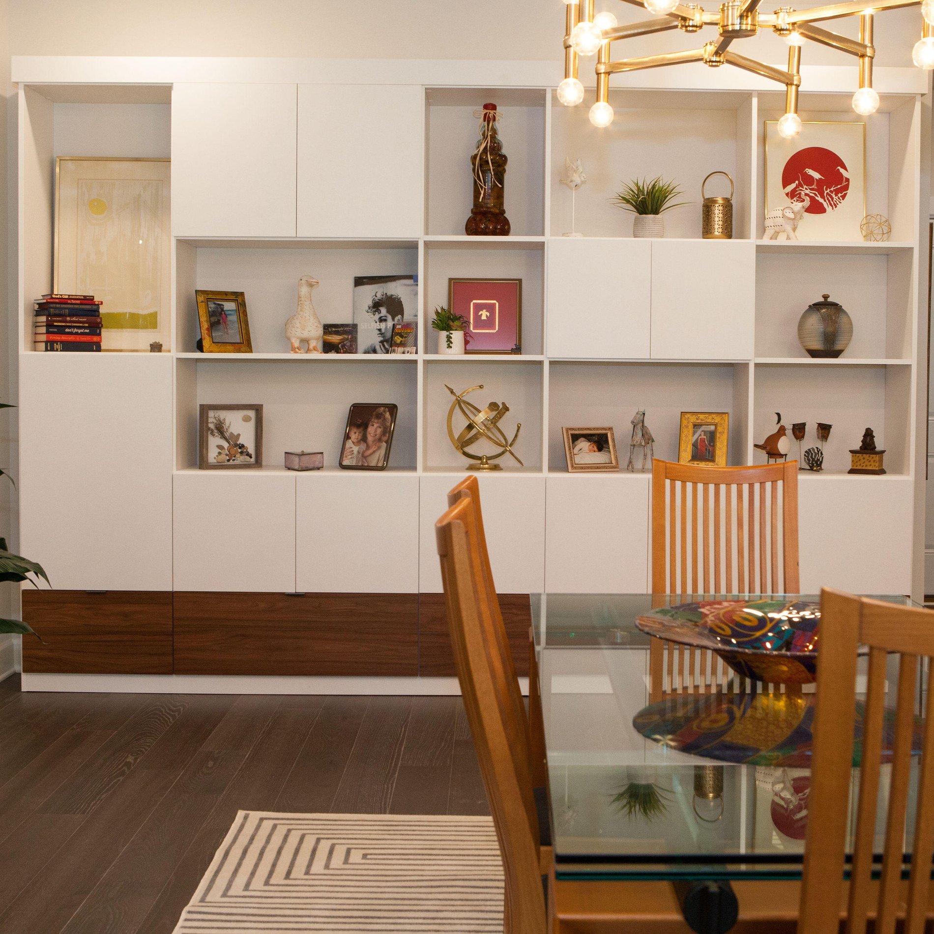 Custom Built-In Wall Unit in Dining Room by California Closets of Philadelphia and Delaware