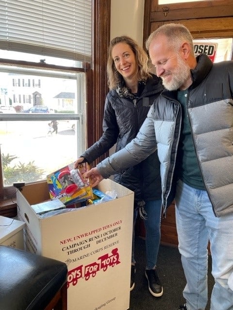 Proud supporter of Toys for Tots.  Feel free to drop toys off at our office.