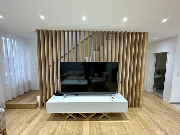 Harvengeländer aus Holz